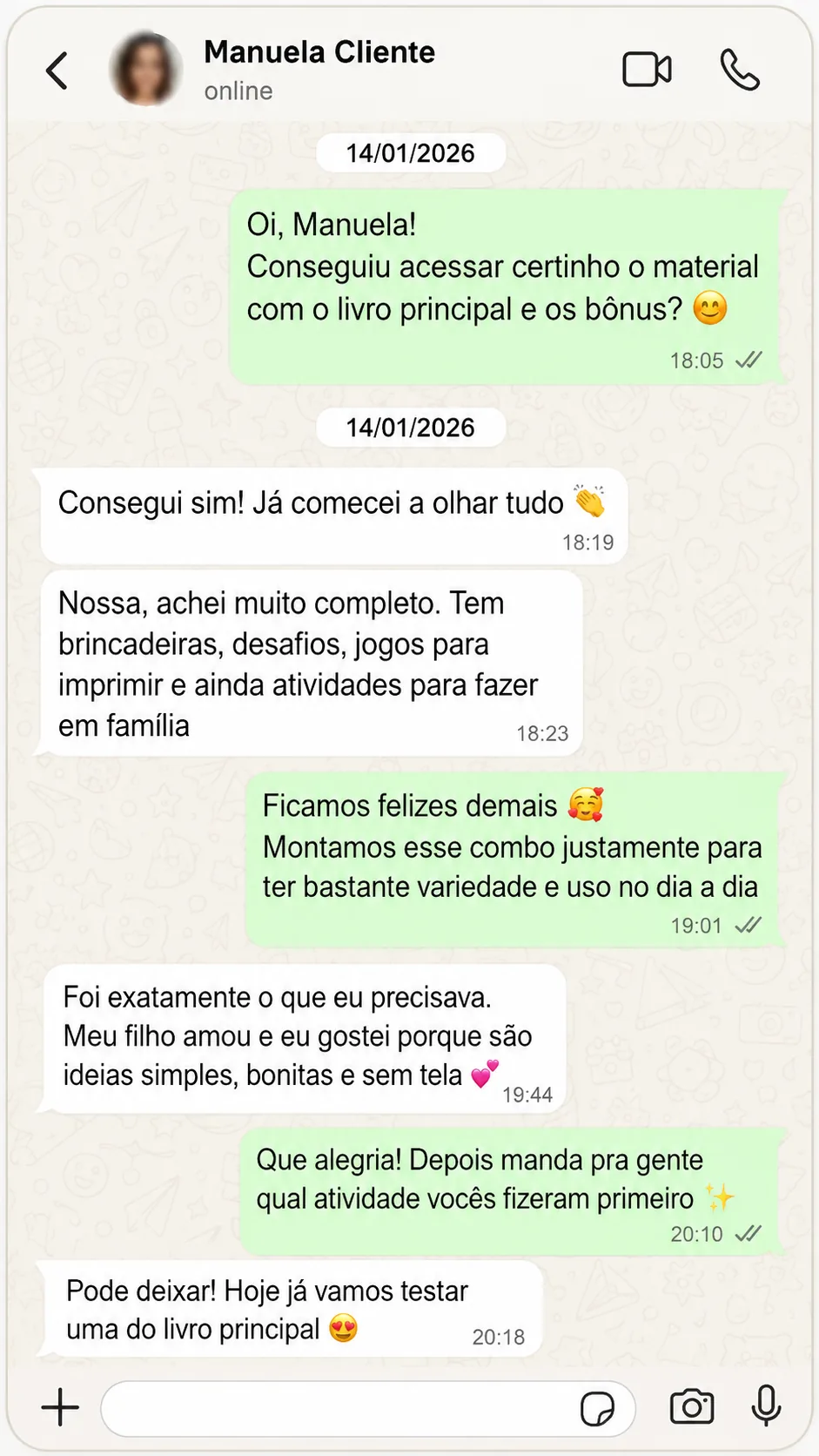 Depoimento de cliente 2